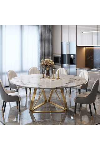 Metal Modern Hilara Yemek Masası