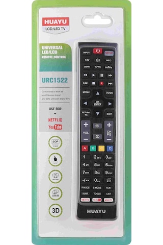 Huayu Urc1522 Universal Tüm Markalar Lcd Led Tv Kumanda