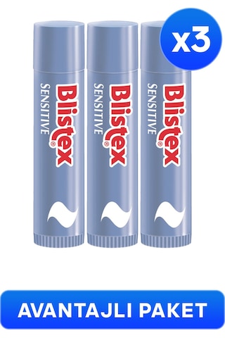 Blistex Lipstick Sensitive Dudak Bakım Kremi 3 x 4.25 G