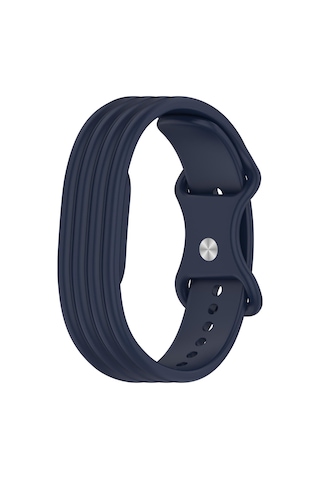 Caseonn Google Fitbit Air Kordon Premium Silikon Spor Kayış Lacivert