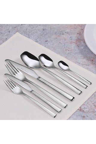 Serenk New York Çelik Çatal Kaşık Bıçak Takımı 42 Parça