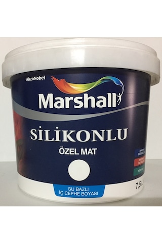 Marshall Silikonlu Özel Mat 7.5 Lt - Geniş Renk Seçeneği
