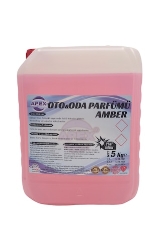 Amber Kokulu Parfüm, 5 Litre Oda Ve Oto Parfümü, Amber Oda Kokusu