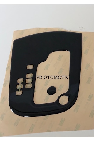 Renault Fluence Otomatik Vites Çerçevesi Kaplama Parlak Siyah