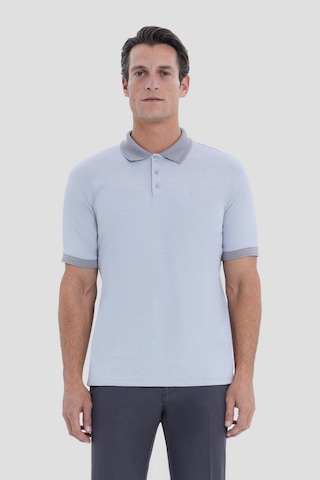 Gri Regular Fit Polo Yaka Tişört Gri