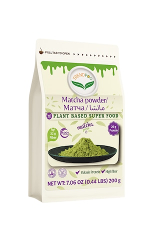 Trend Food Doğal Super Gıda Matcha Tozu 200 G Yüksek Yüksek Protein Yüksek Lif Diğer