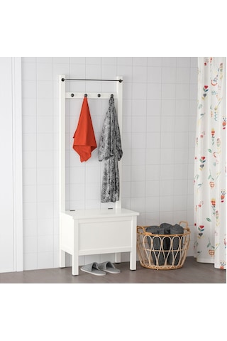 Havluluk Ve Bank, Beyaz, 64x37x173 Cm Beyaz