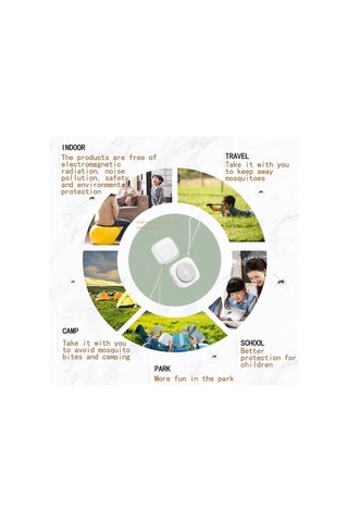 Tongxida Mini Aromaterapi Cihazı - Led Gece Lambası, Sinek Kovucusu, Ev/araç/dış Mekan İçin, Abs Materyal