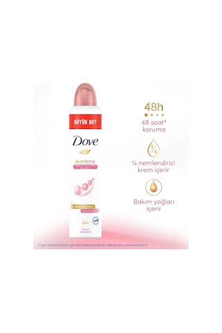 Dove Eventone Kadın Sprey Deodorant 200 ML