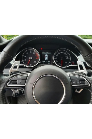 Audi A3 8V F1 Paddle Shifter Gümüş Renk Küçük Boy 2013-2016