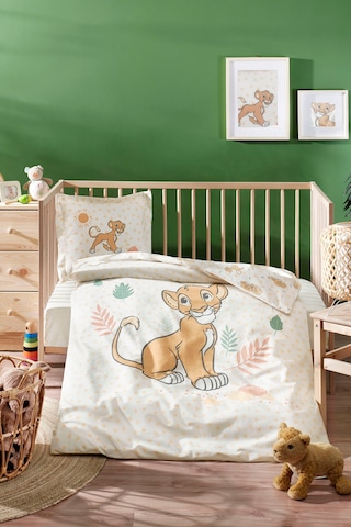Özdilek Lion King Simba Happy Disney Lisanslı Bebek Nevresim Takımı Bej