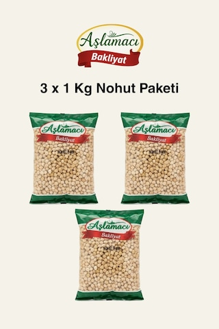 Nohut 9 Mm 3 Lü Ekonomik Paket 3 X 1 Kg