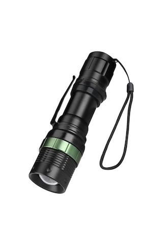 Black Wt-037-şarjlı Zoomlu Acil Durum Feneri