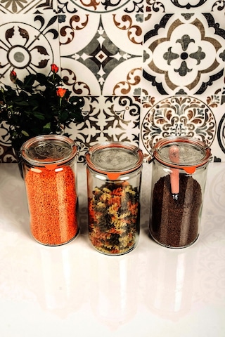 Weck 1590 Ml Silindir Kavanoz Set 3 Adet 974