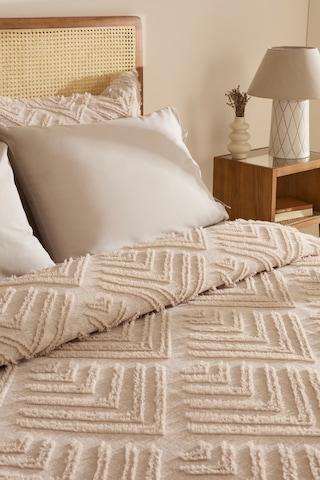 Karaca Home Velora Çift Kişilik Yatak Örtüsü Takımı Taş Taş