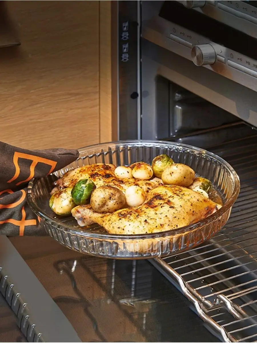 Borcam 32 Cm Yuvarlak, 3 L Pişirme Kabı 9218397 Beyaz