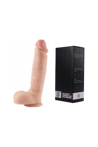 Truva Shop Xs Ultra Realistik 24 Cm Vantuzlu Penis Uzun Kalın Gerçekçi Dildo