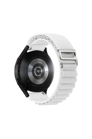 Watch 20mm Kr410 Kumaş Kordon - Beyaz - 100 Diğer