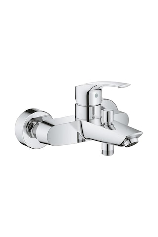 Grohe Eurosmart Tek Kumandalı Banyo Bataryası 33300003 Ve Tema 53230 Tondo Tepe Duş Seti Krom
