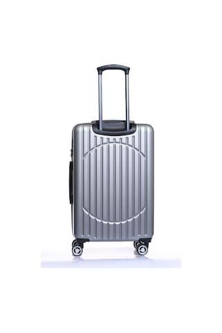 Orta Boy %100 Polikarbon Valiz Gri 1802 Gri