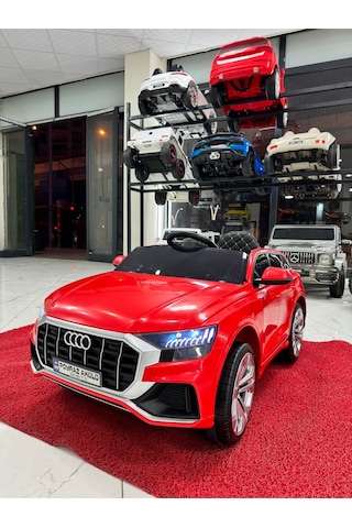 Audi 445 Akülü Araba 0-5 Yaş Kırmızı