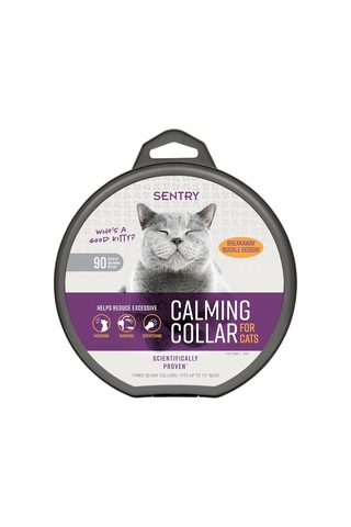 Sentry Pet Care Kediler İçin Sakinleştirici Yaka, Uzun Ömürlü Feromon Yaka Kedileri 30 Gün Sakinleştirmeye Yardımcı Olur, Stresi Azaltır, Kedileri Sakinleştirmeye Yardımcı Olur, Yüksek Sesler