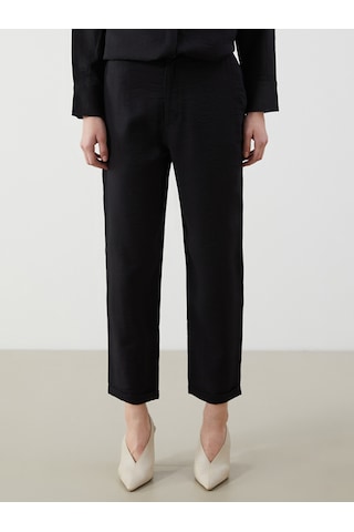 Lcw Modest Siyah Beli Lastikli Kadın Pantolon