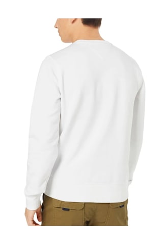 Tommy Hilfiger Sıfır Yaka Sweatshirt Beyaz