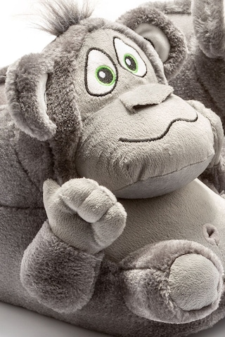 Twigy Monkey Unisex Hayvanlı Panduf Gri 36/43 AA0601 Gri