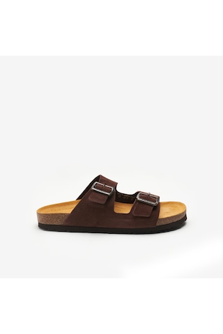 Cocoa Terlik Erkek 19b5 Frau Leather Kahverengi