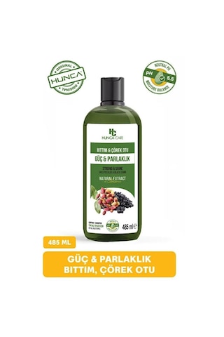 Hunca Care Bıttım Ve Çörek Otlu Bitkisel Şampuan Saç Beslemeye Yardımcı 485 Ml Tüm Saçlar