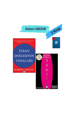1.insan Doğasının Yasaları 2.baştan Çıkarma Sanatı- Robert Greene 2 Kitap Set - Not Defteri Hediyeli
