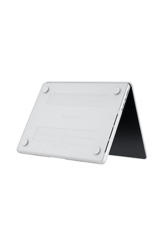 Apple Uyumlu MacBook Pro 14 2021 Kılıf Koruyucu Kapak 14.2" A2442 Mat Şeffaf