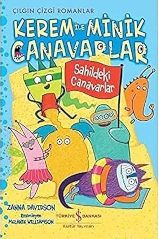 Kerem İle Minik Canavarlar - Sahildeki Canavarlar: Çılgın Çizgi Romanlar + Tenten - 8 Kitap Takım Ciltli - Kutulu