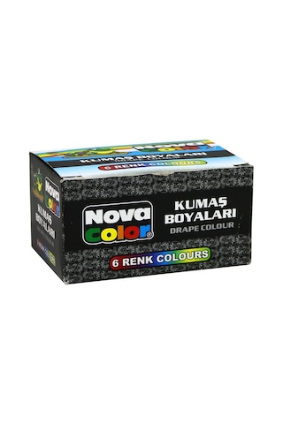 Nova Kumaş Boyası 6 Lı Takım Nc-188