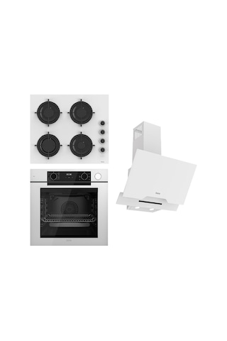 Ferre CS206-FA + QEP64CB +D064-SA Steamart-Fryart-Silentart Serisi Beyaz Set