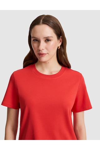 Pierre Cardin Kadın Kırmızı Tişört Basic 50323570-vr030