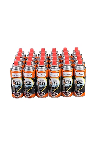 Senbang Kamp Ocak Gazı Valfli Kartuş 227gr - 24 Adet Çok Renkli