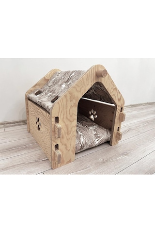 Light And Wood Art Kedi/köpek Kulübesi Kahverengi 50x50x50 Cm