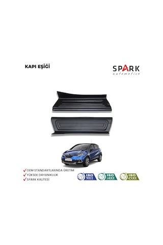 Renault Captur 2013-2019 Yıl Aralığı Uyumlu Kapı Eşiği 4 Parça