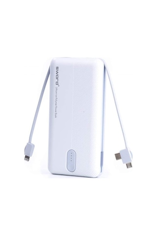 Sword SW-20PO3 20000 mAh Kendinden Kablolu Powerbank
