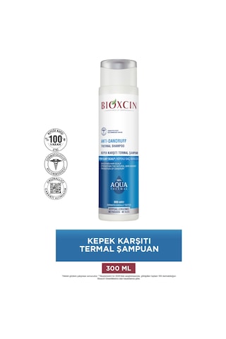 Bioxcin Aqua Thermal Kepek Karşıtı Şampuan 300ml Tüm Saç Tipleri - Kepek Kaşıntı Pullanma Karşıtı
