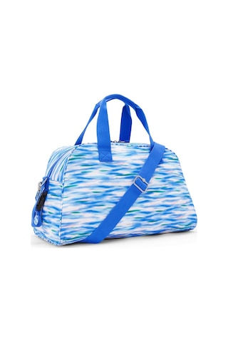 Kıplıng Camama Bebek Çantası Alt Değiştirme Şilteli,biberon Ve Emzik Tutuculu Desenli Dıluted Blue Mavi