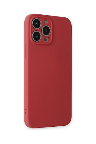 Durukar Apple Uyumlu iPhone 13 Pro Kılıf Nano İçi Kadife Silikon - Kiremit