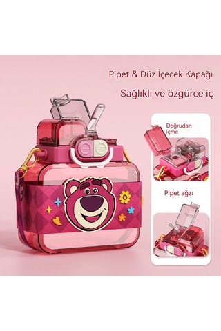 Jian Fan Çocuk Suyu Güzel Gör Çiftçiçki Hasır Bardakspor Okulu Özel Fincan - Pembe Pembe