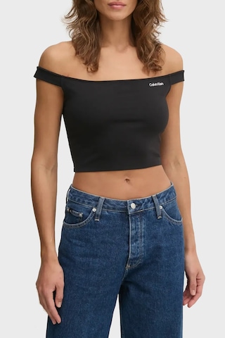Calvin Klein Bayan Top J20j225542 Beh Siyah Siyah