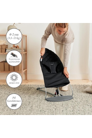 Balance Bliss Ana Kucağı & Kanguru Mini 3d Cotton Yeni Doğan Seti /black