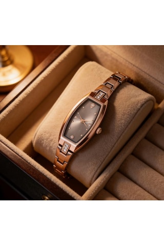 Yafani Rose Gold Oval Şık KadınKol Saati