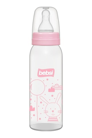 Bebsi PP Biberon 250 ml - Pembe