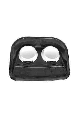 Markapet Servis Tepsili Plastik İkili Kedi Köpek Mama Su Kabı 35 x 46 CM